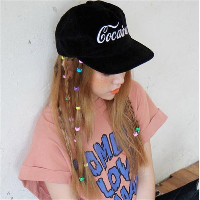 Komplet 20 pisanih okroglih špangic za deklice