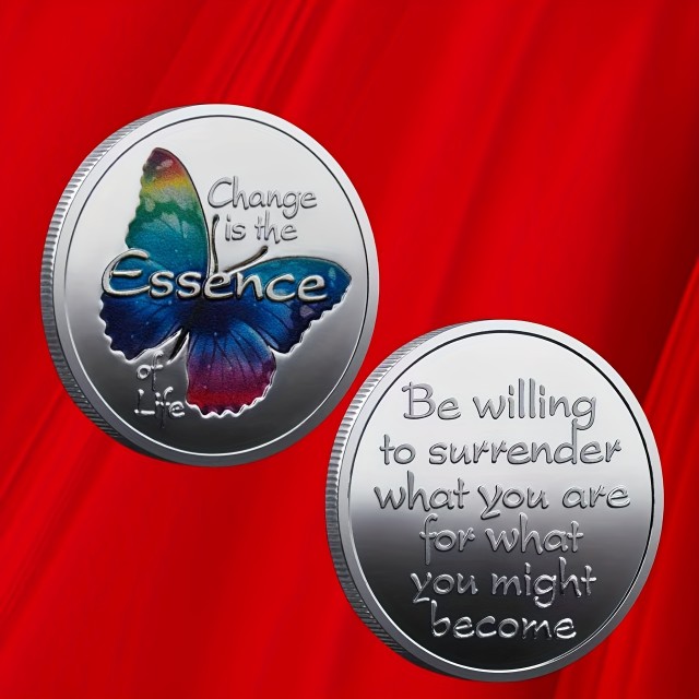 Motivacijski kovanec z metuljem – simbol spremembe