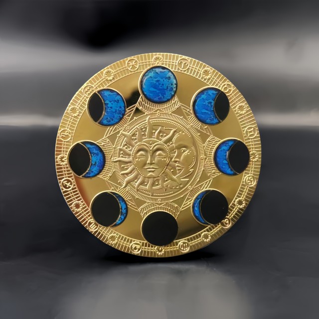 Spominski kovanec – Lunine faze in horoskopska znamenja