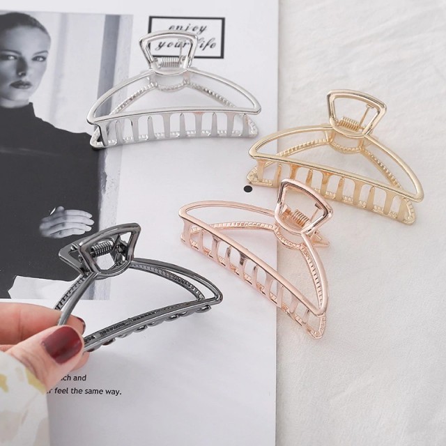 Sponka za lase kovinska, v 3 barvah