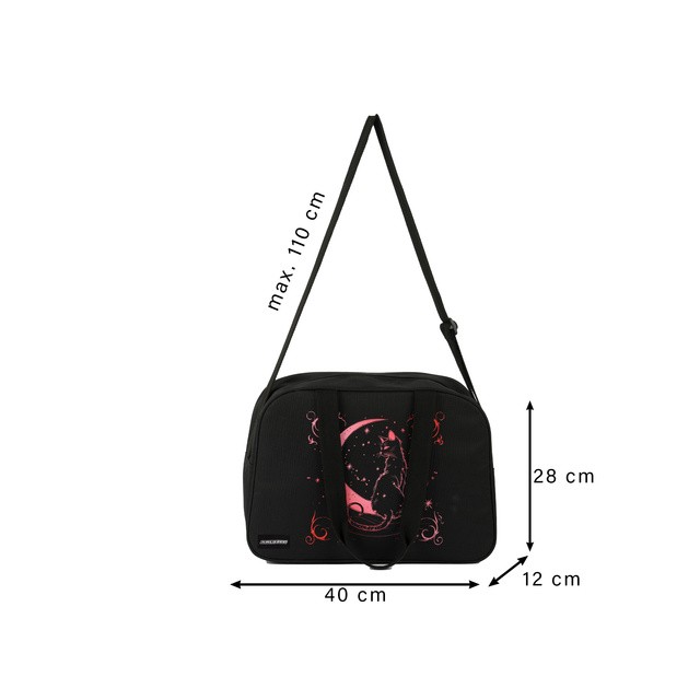 Torba z motivom mačke na luni