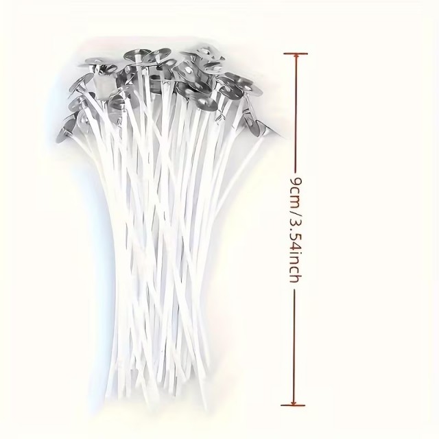 Komplet 100 stenjev za sveče dolžine 9cm