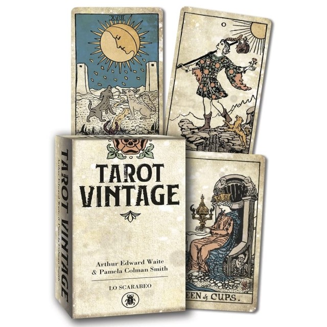Komplet vintage tarot kart 
