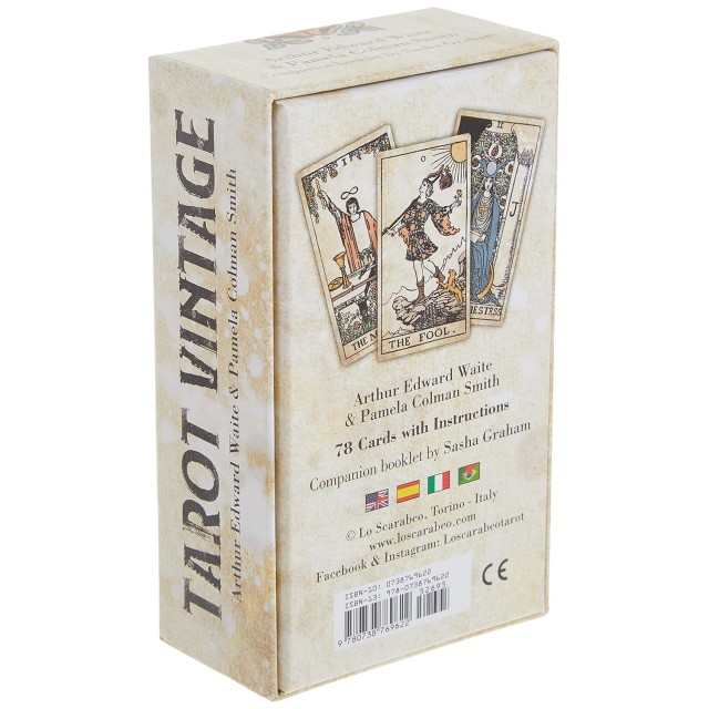 Komplet vintage tarot kart 