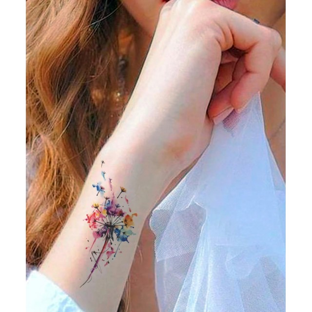 Začasna tetovaža vodoodporna pisan regrat