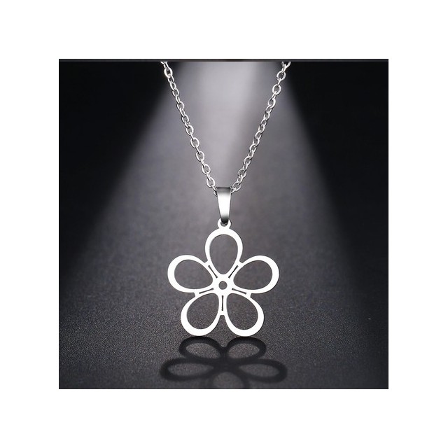 Verižica cvetlica, srebrne barve