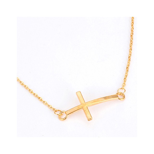 Trenda verižica KRIŽ zlata