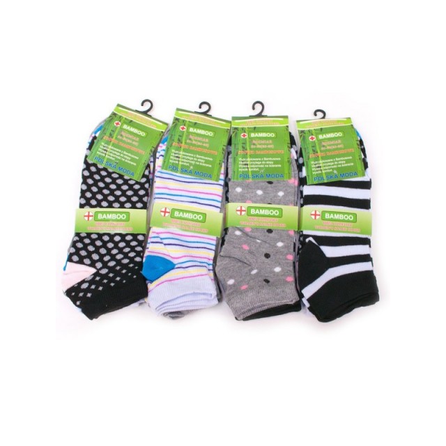 Ženske nogavice iz bambusa, 5292, 6 parov 39-42