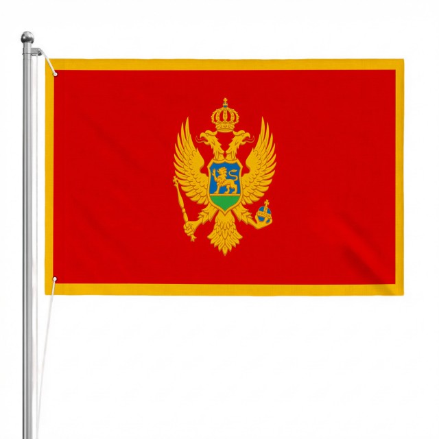 Zastava Črne gore 90 cm x 150 cm – črnogorska zastava Črna Gora
