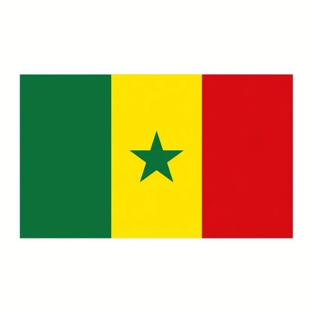 Zastava Senegala 90cmX150cm - Senegalska zastava Senegal