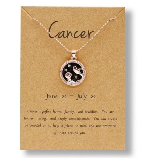 Verižica zodiak, nebesna znamenja, zlata