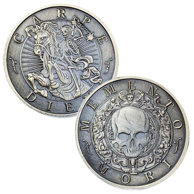 Spominski kovanec – Memento Mori & Carpe Diem