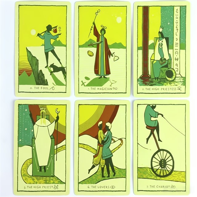 Tarot zelenih glifov – 78 kart