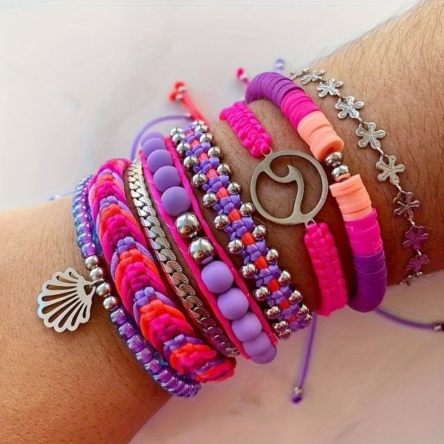 7-delni set pisanih zapestnic