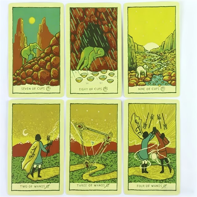 Tarot zelenih glifov – 78 kart