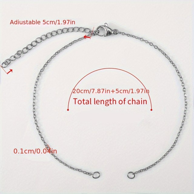 Verižica iz 304 nerjavečega jekla za izdelavo zapestnic 