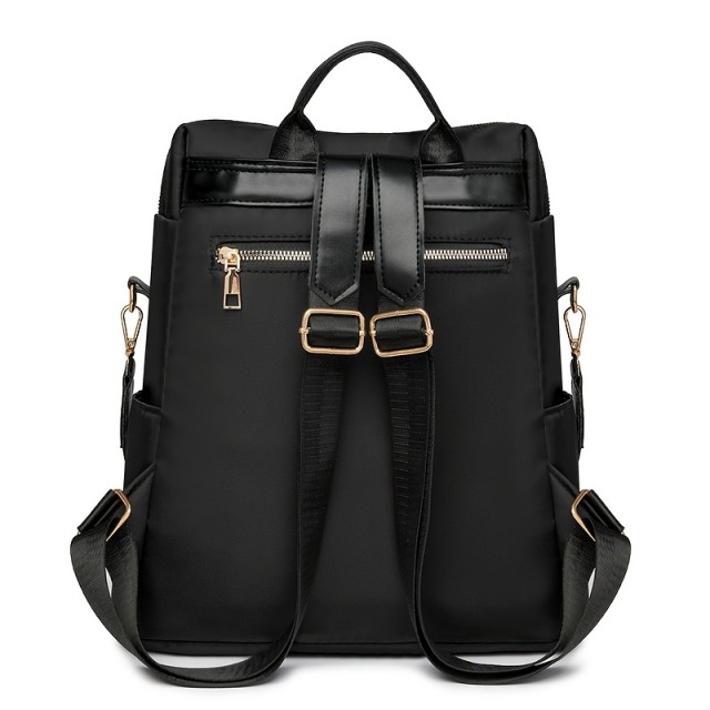 Elegantni nahrbtnik z leopardjim vzorcem in več žepi