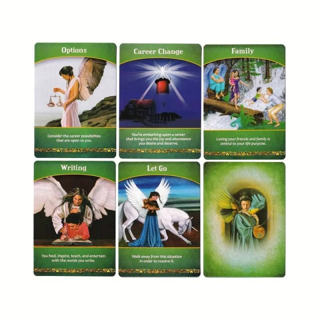 Komplet 44 duhovnih kart z angelskimi Ilustracijami