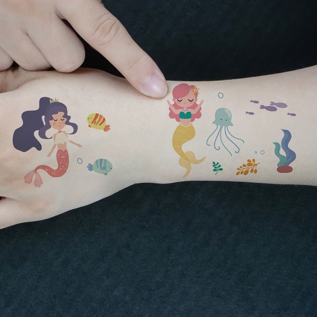 Komplet 30 otroških začasnih tattoo nalepk za otroke