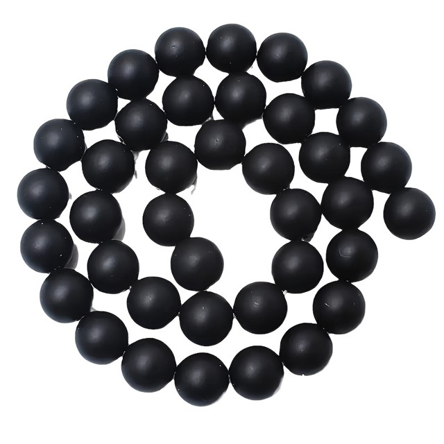Matirane obsidian perle – 50 kosov