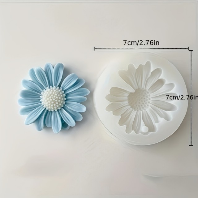 Silikonski model v obliki marjetice