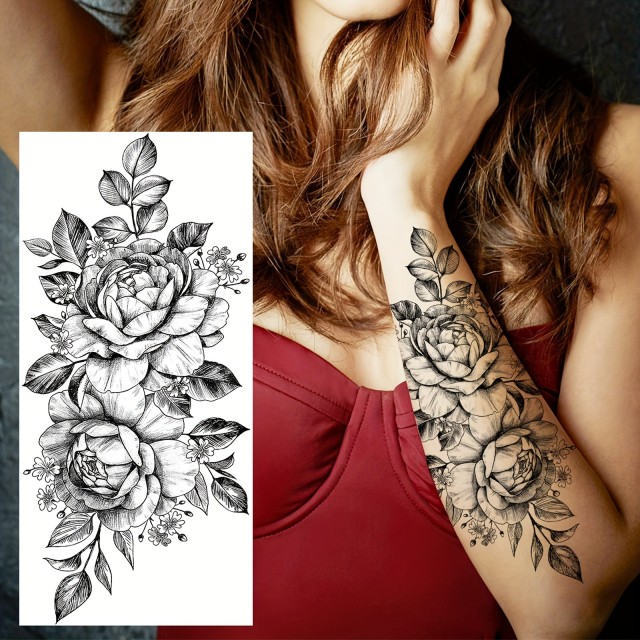 Začasna tatu nalepka z motivom potonike