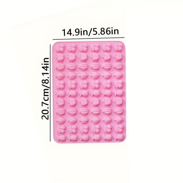 Silikonski model z motivom sladkarij za dekoracijo svečk mil tort