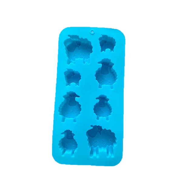 Silikonski kalup za milo in slaščice v obliki ovčk