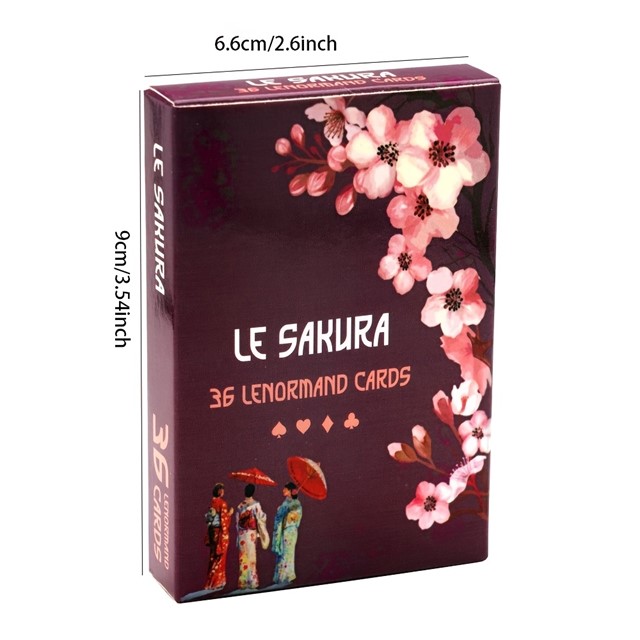 Lenormand karte Sakura – komplet 36 kart
