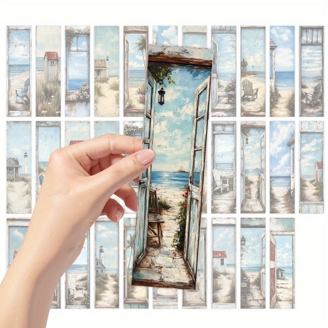 Komplet 32 vintage navtičnih knjižnih kazal