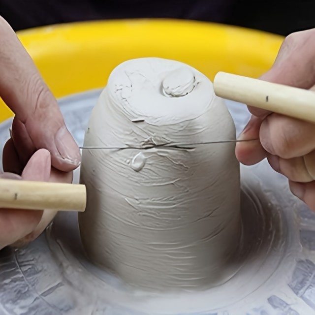 Komplet 3 robustnih kovinskih žičnih rezalnikov za glino in keramiko