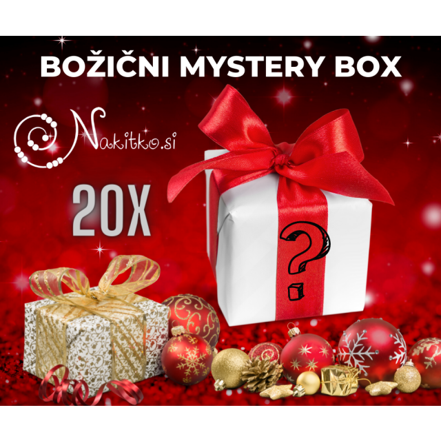 Božični Mystery Box - paket presenečenja 20X nakit