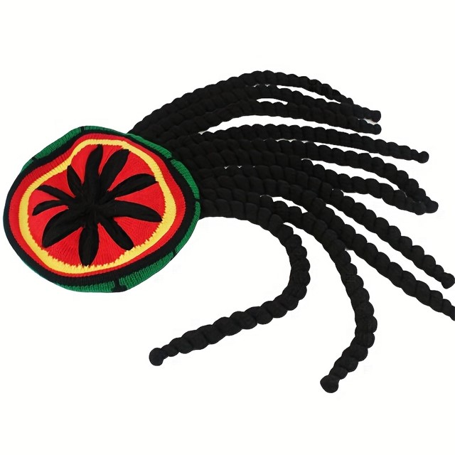 Rasta kapa z dolgimi dredi 