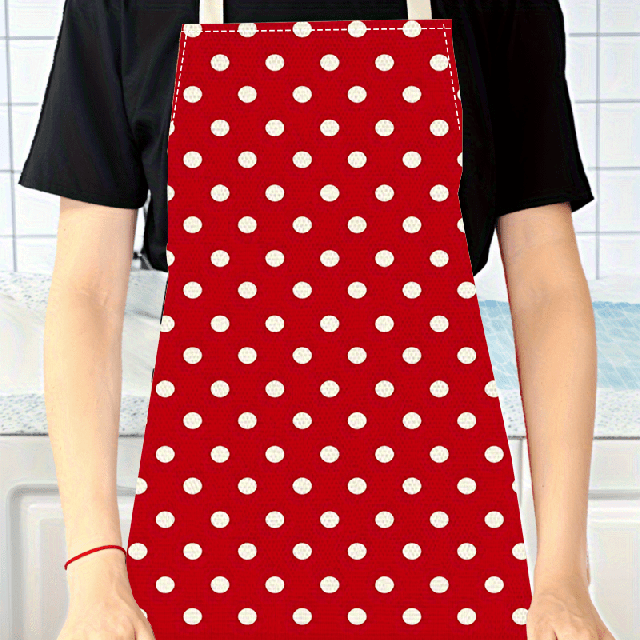 Rdeče-bel pikčasti predpasnik 