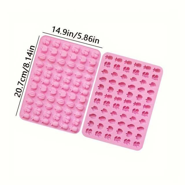 Silikonski model z motivom sladkarij za dekoracijo svečk mil tort