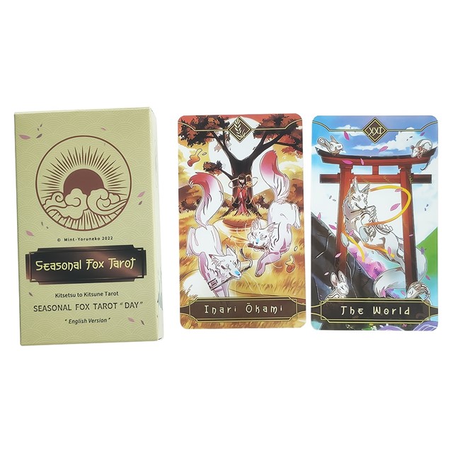 79-delni komplet tarot kart – Tarot štirih letnih časov lisice
