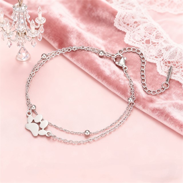 Personalizirana zapestnica s tačko in gravuro po želji