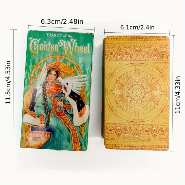 Komplet kart Tarot zlatega kolesa