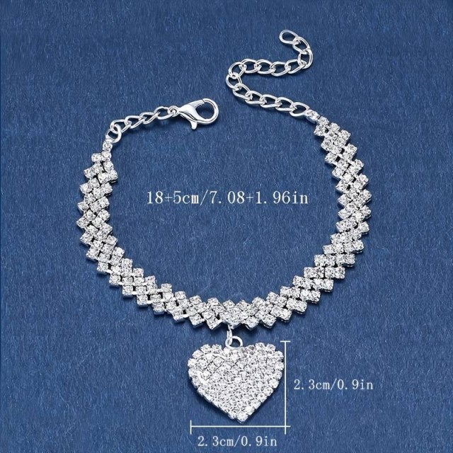 Luksuzna zapestnica s sijočimi cirkoni