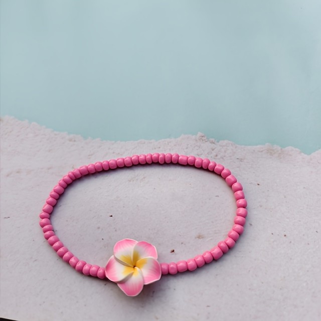 Pink zapestnica za nogo s himalajsko rožico