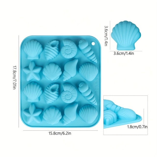 3 kosi silikonskih modelov v obliki morskih živali