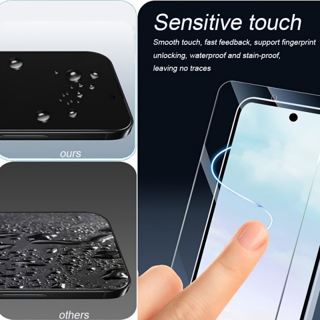 Komplet 3 zaščitnih stekel za mobilni telefon (Samsung Galaxy A55) 