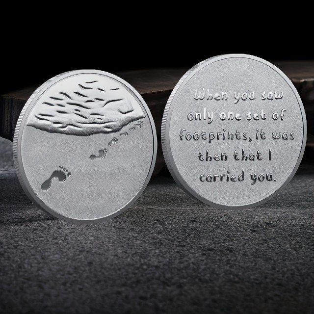 Spominski kovanec – Stopinje v pesku