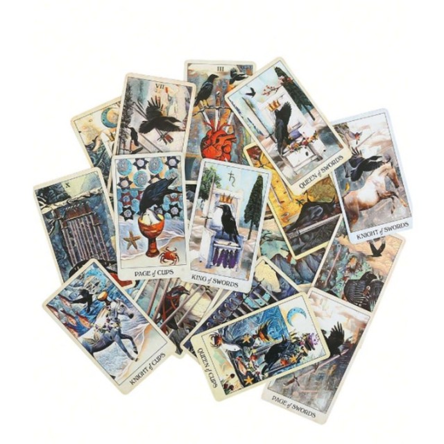 Komplet tarot kart s temo vran