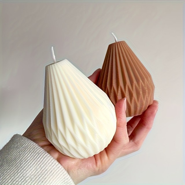 3D Silikonski kalup za izdelavo sveč v obliki hruške