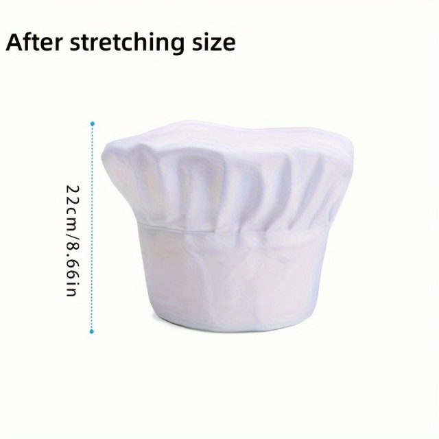 Klasična bombažna kuharska kapa, profesionalna kuhinjska kapa