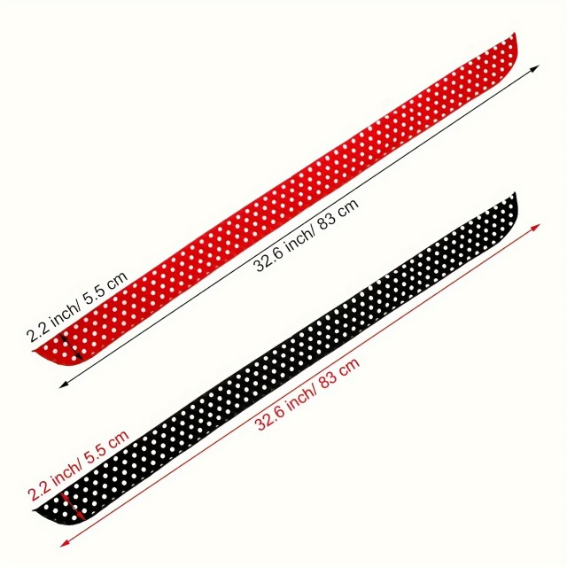 Komplet 2 retro trakov za lase s pikicami