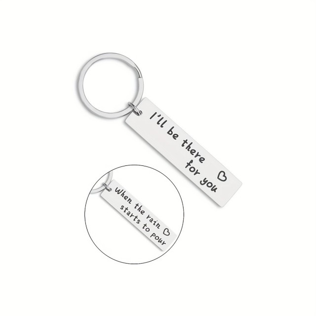 Obesek za ključe z obojestransko gravuro – I’LL BE THERE FOR YOU