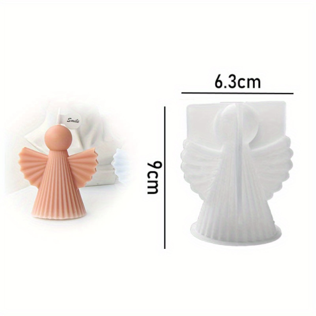 Silikonski model za sveče v obliki angelčka