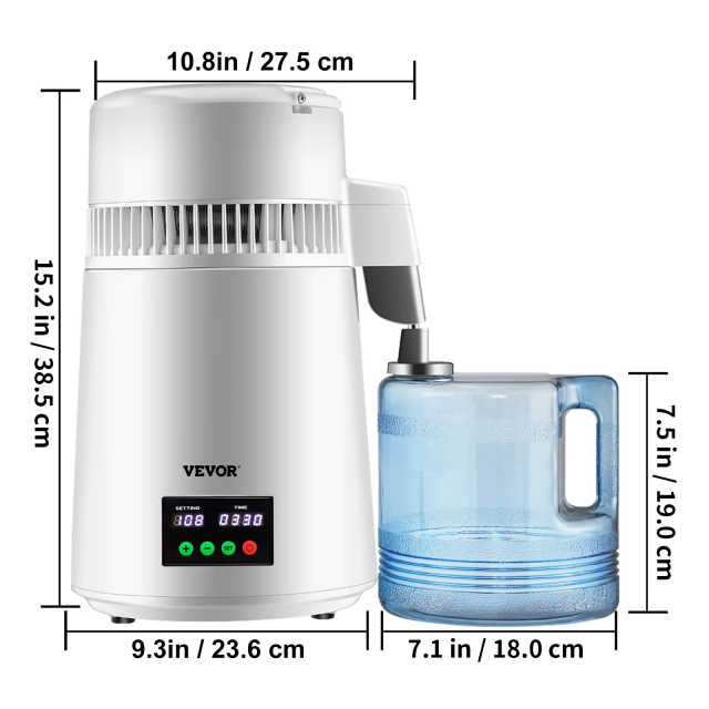 Destilator vode 4L – 1 L/h 